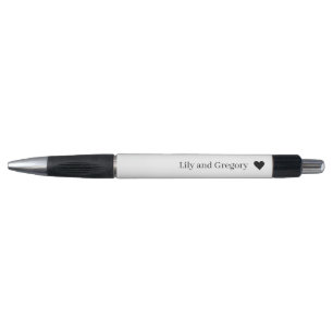 Stylo Élégant noir et blanc de style