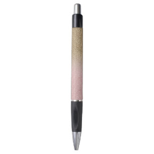 Stylo Elégant Rose Gold et Parties scintillant or Sparkl