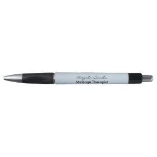 Stylo Élégantes marguerites blanches bleues