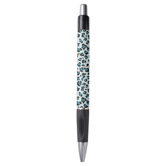 Stylo Empreinte de léopard, Spots de léopard, Leopard bl (Devant (Vertical))