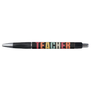 Stylo ENSEIGNANT en lettres colorées
