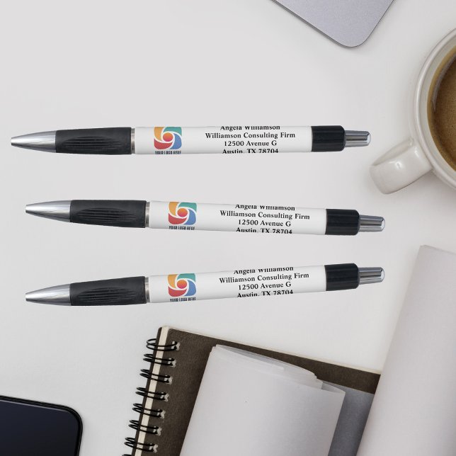 Stylo Entreprise de marketing de logo commercial simple  (Créateur téléchargé)