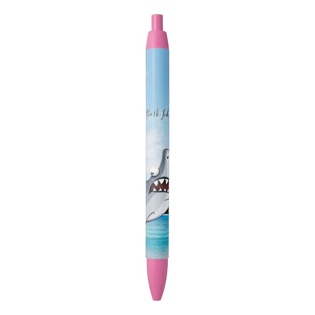Stylo et stylo scolaire requin Océan (devant Vertical)