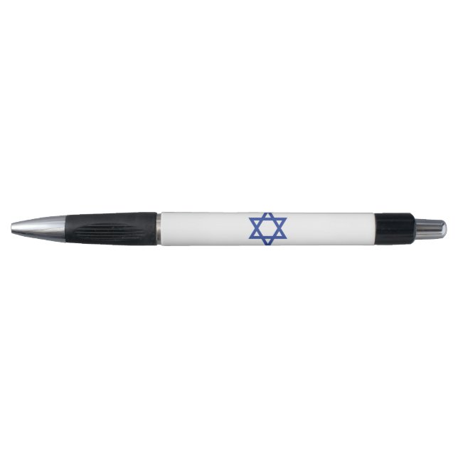 Stylo Etat d'Israël Drapeau, Étoile de David Juifs (Devant)