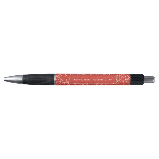 Stylo Fiesta simplement floral personnalisé (Devant)