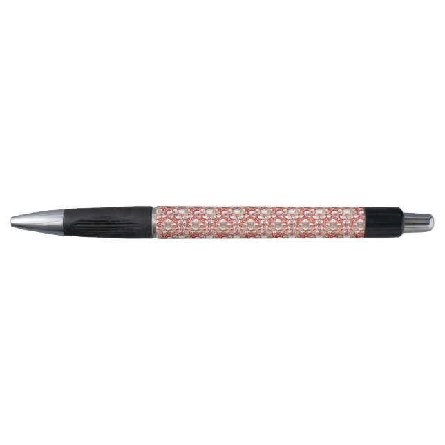 Stylo Flamant rose tropical Père Noël Motif de Noël (Devant)