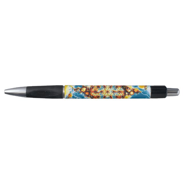 Stylo Fleur De Vie - Façons Colorées 5 (Devant)
