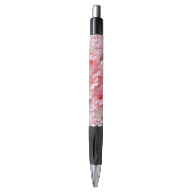 Stylo Fleurs 3D- (Devant (Vertical))
