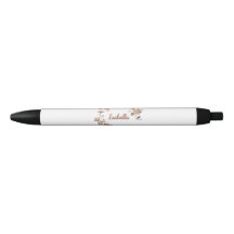 Stylo floral élégant personnalisé