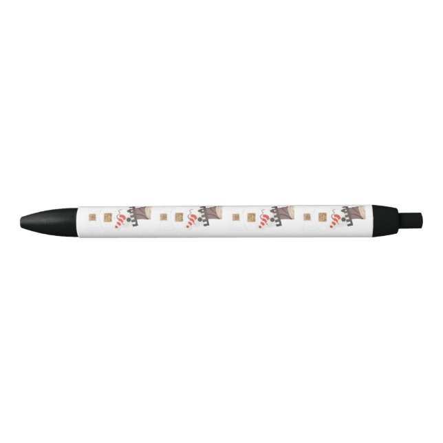Stylo géant de bonhomme de neige (Devant)