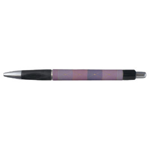 Stylo Gold Faux féminine avec pinces violettes