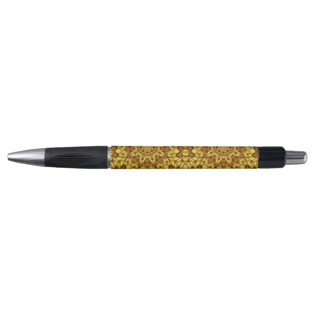 Stylo Golden Mandala Antique Abstract Design-63495 (Devant)