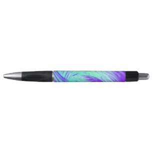 Stylo Jardin enchanté violet Abstrait