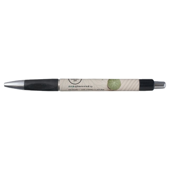 Stylo Jardin Zen Marketing personnalisé pour clients d'e (Devant)