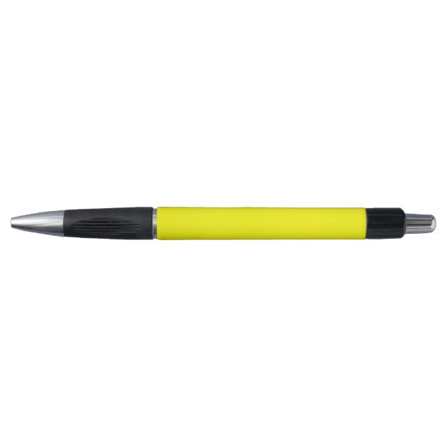 Stylo Jaune clair (couleur solide)  (Devant)