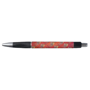 Stylo Joli Noël Camel En Rouge