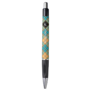 Stylo Kingfisher Tartan Pen