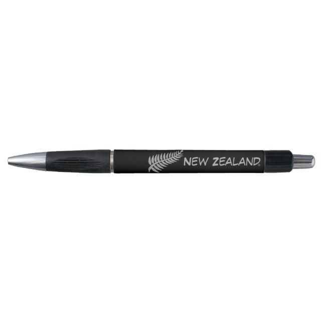 Stylo La NOUVELLE ZÉLANDE (avec la fougère argentée) (Devant)