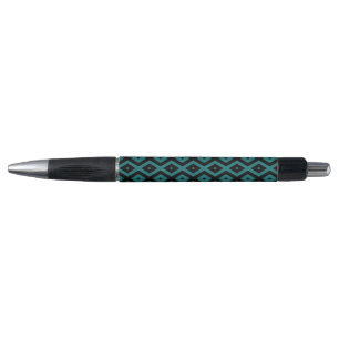 Stylo Le Teal and Black Diamond