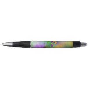 Stylo Le vert violet doré festif de SlipperyJoe sur le t