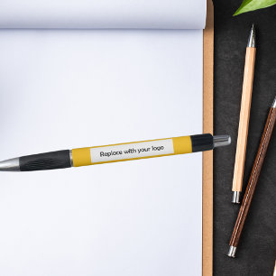 Stylo Logo d'entreprise jaune
