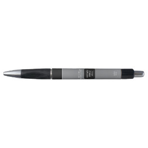 Stylo Logo d'entreprise moderne et chic noir gris