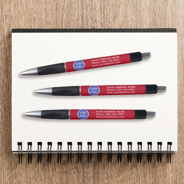 Stylo Logo et Texte Professionnels Modernes et Simples (Créateur téléchargé)