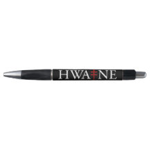 stylo logo HWA-NE pour événements, noir 6/25