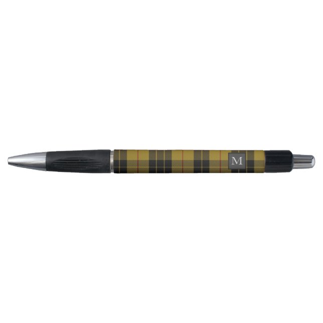 Stylo MACLEOD Lewis TARTAN Lettre M Monogramme (Peut Mod (Devant)