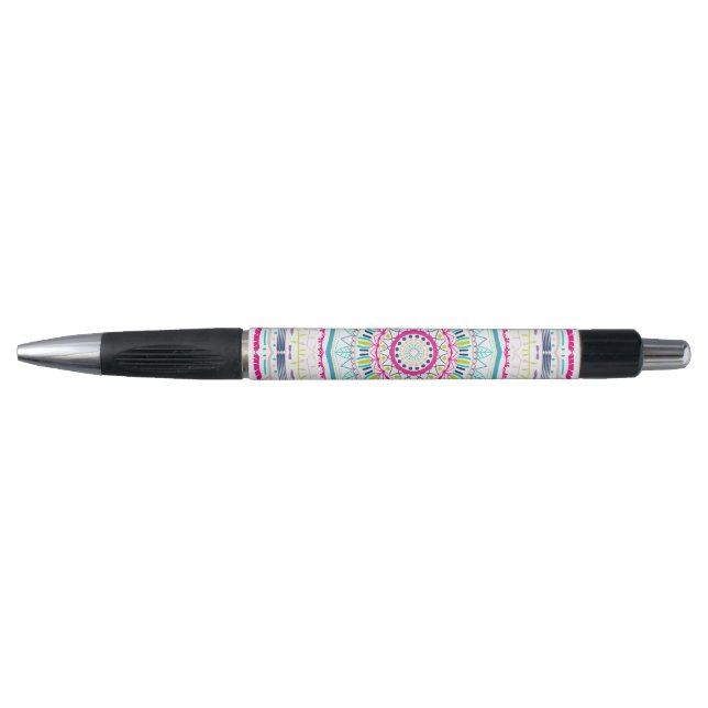 Stylo mandala coloré (Devant)