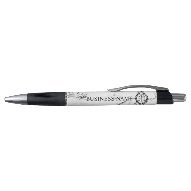 Stylo Marbre d'avocat d'échelle de justice d'avocat (Haut)