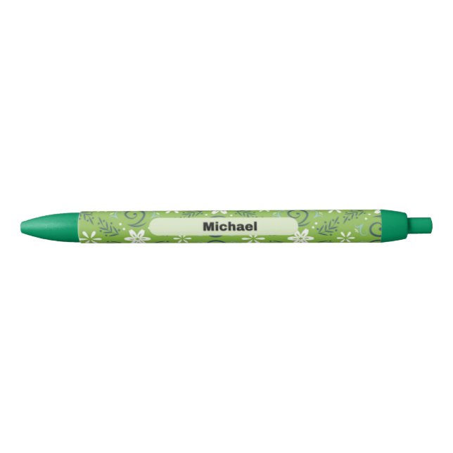 Stylo marine stylé encre noire (Devant)