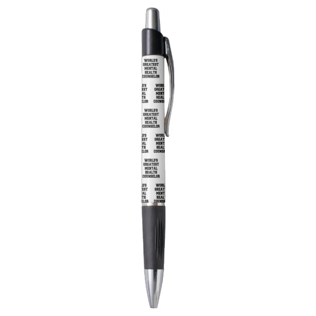Stylo Meilleur conseiller en santé mentale au monde (Bas (Vertical))