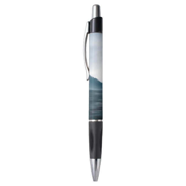 Stylo Moody Dark Ocean Waves Sous Peinture Ciel Overcast (Haut (Vertical))