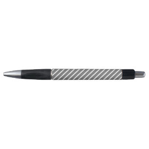 Stylo Motif à cinq bandes noir et blanc