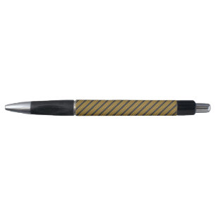 Stylo Motif à cinq bandes Sunny jaune et charbon de bois