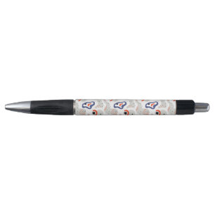 Stylo Motif Abstrait des tourbillons et des cercles