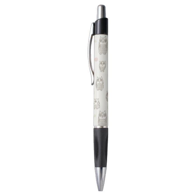 Stylo Motif avec des hiboux (Haut (Vertical))