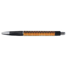 Motif chevron zigzag Halloween – Orange et noir