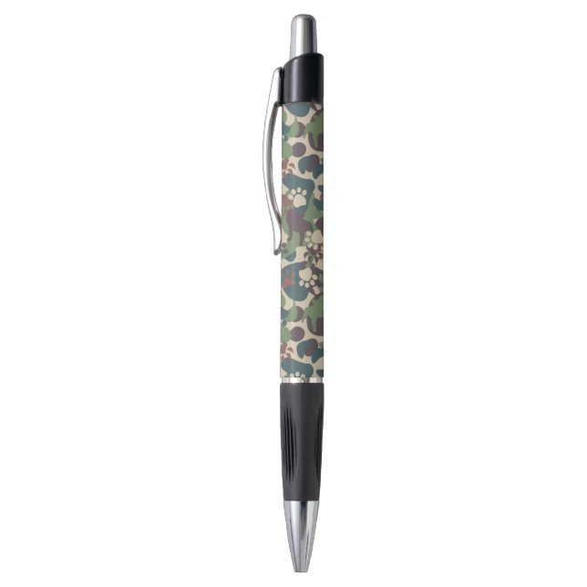 Stylo Motif de camouflage de chien (Haut (Vertical))