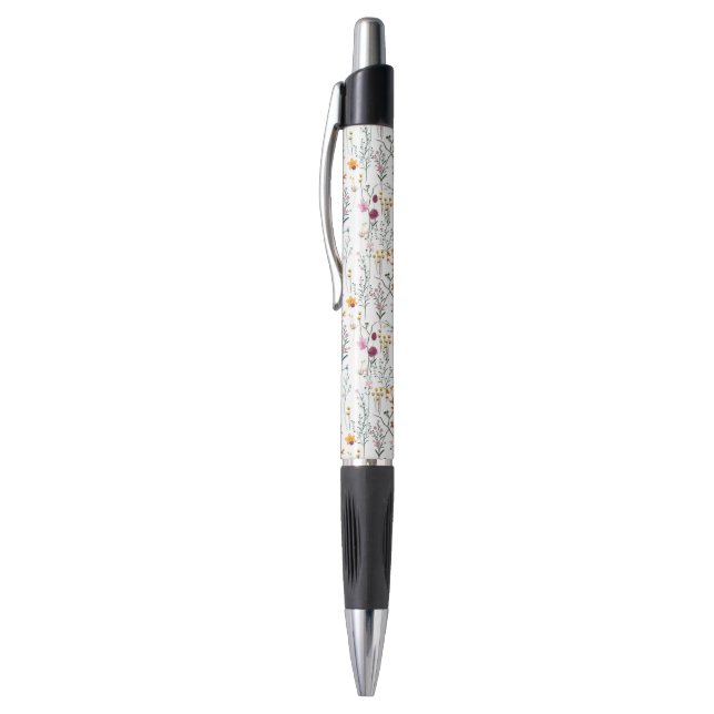 Stylo Motif de fleur sauvage d'été (Haut (Vertical))