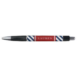 Stylo Motif de la marine et des Red Stripes