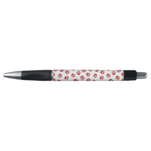 Stylo Motif De Pâtes, Patrouilles De Chiens, Paws Rouges