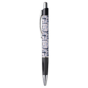 Stylo Motif de rose de bleu de soin de beauté