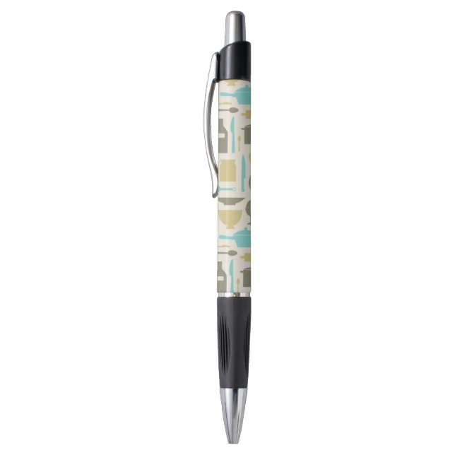 Stylo Motif des outils de cuisine (Haut (Vertical))