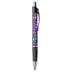 Stylo Motif élégant moderne - Mode Tartan géométrique