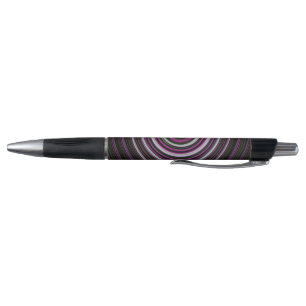 Stylo Motif en spirale violette