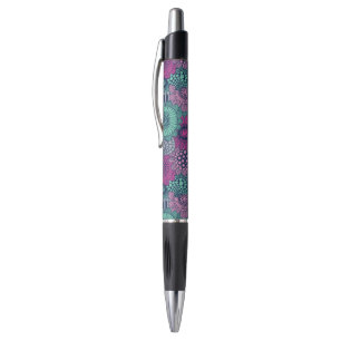 Stylo Motif lumineux élégant des fleurs magnifiques