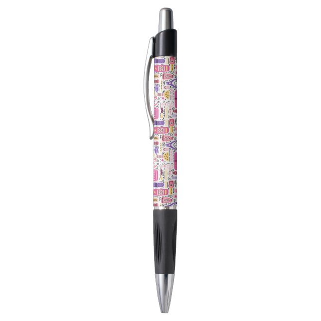 Stylo Motif mignon de manucure de griffonnage (Haut (Vertical))
