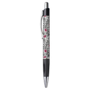 Stylo Motif moderne des lèvres B&W de rouge à lèvres